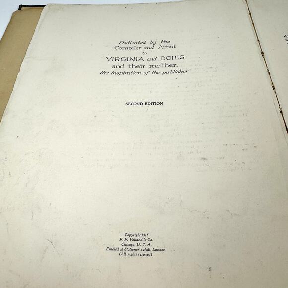 "Mother Goose" The Volland Edition: Eulalie Grover, New York Chicago Toronto - Picture 9 of 10